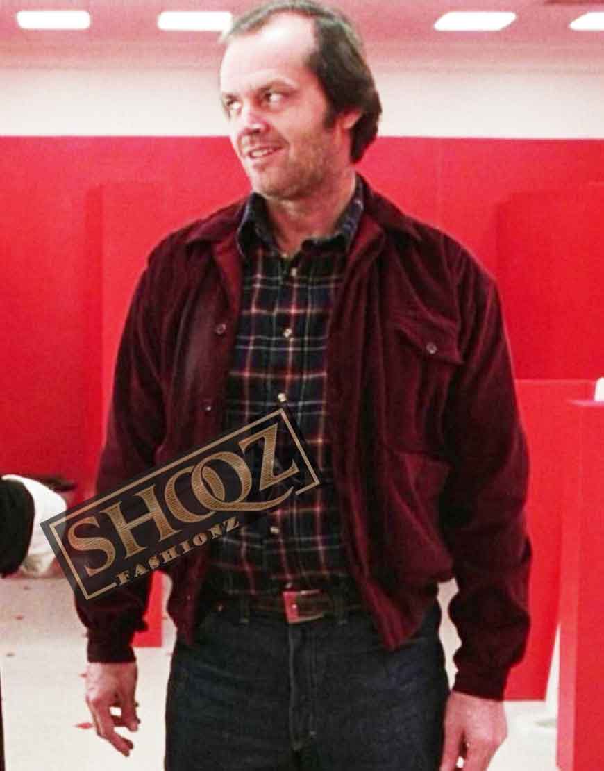 The Shinning Jack Nicholson (Jake Torrance) Maroon Jacket